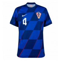 Croatia Josko Gvardiol #4 Replica Away Shirt Euro 2024 Short Sleeve